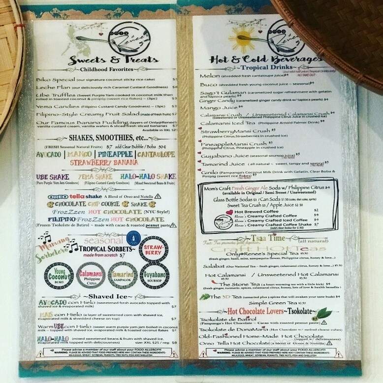 Only At Renee's - Virginia Beach, VA menu_pic