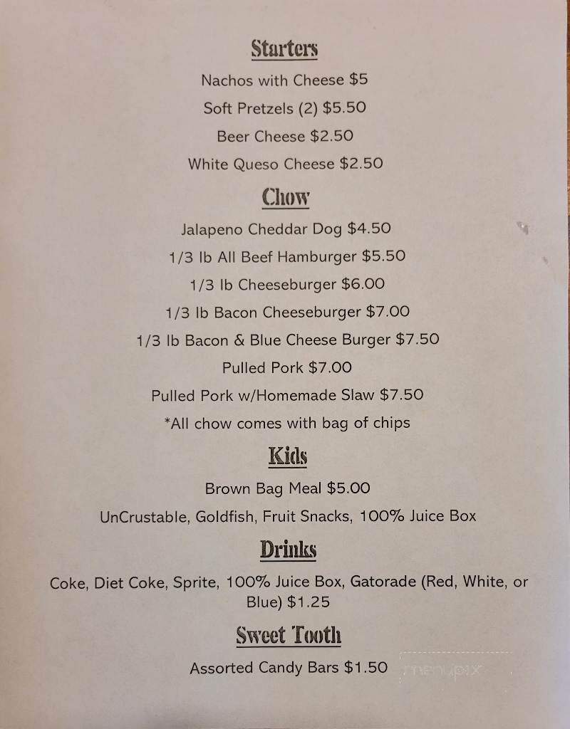Patriot Acres Farm Brewery - Sudlersville, MD menu_pic