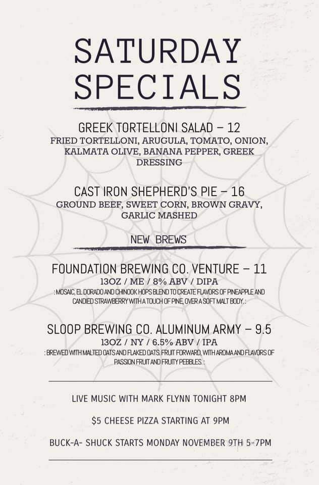 Black Oak Kitchen & Drinks - Coventry, RI menu_pic