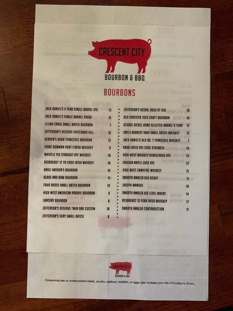 Crescent City Bourbon & BBQ - Roanoke, VA