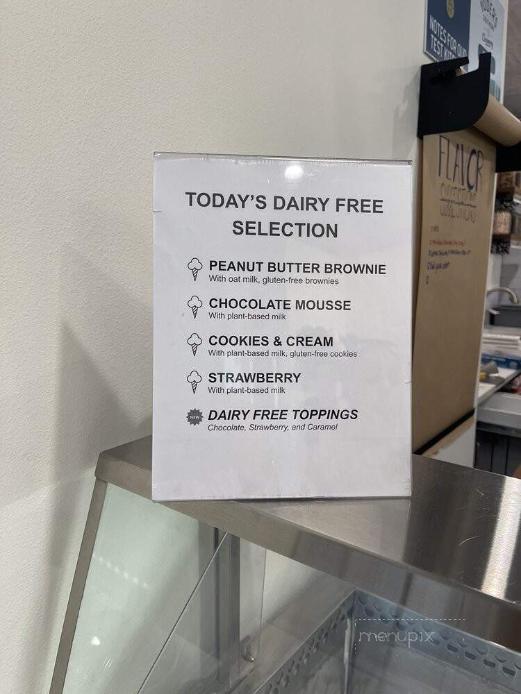 Main Street Creamery - Sarasota, FL menu_pic