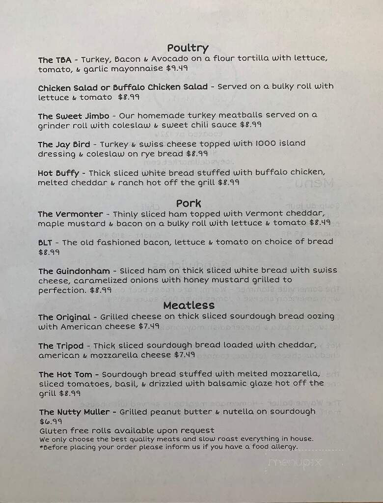 Joey's Deli & Market - Agawam, MA menu_pic