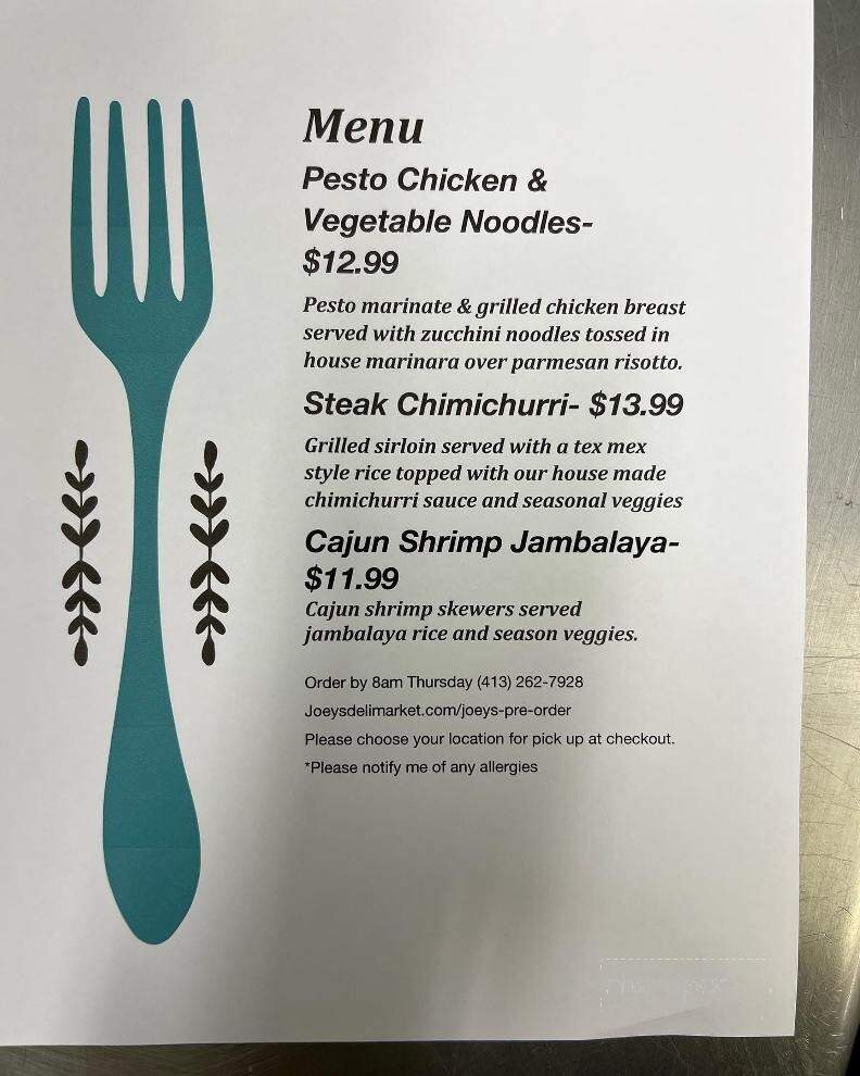 Joey's Deli & Market - Agawam, MA menu_pic