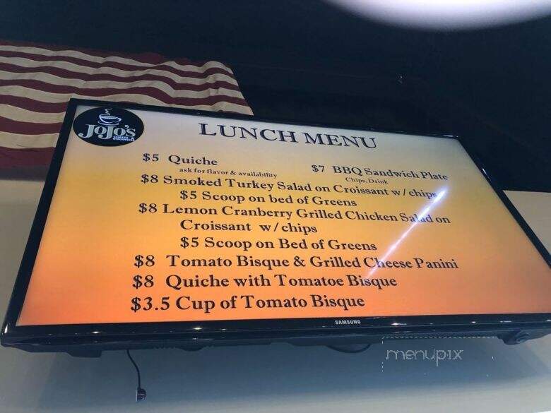 JoJo's Coffee and Goodness - Niceville, FL menu_pic