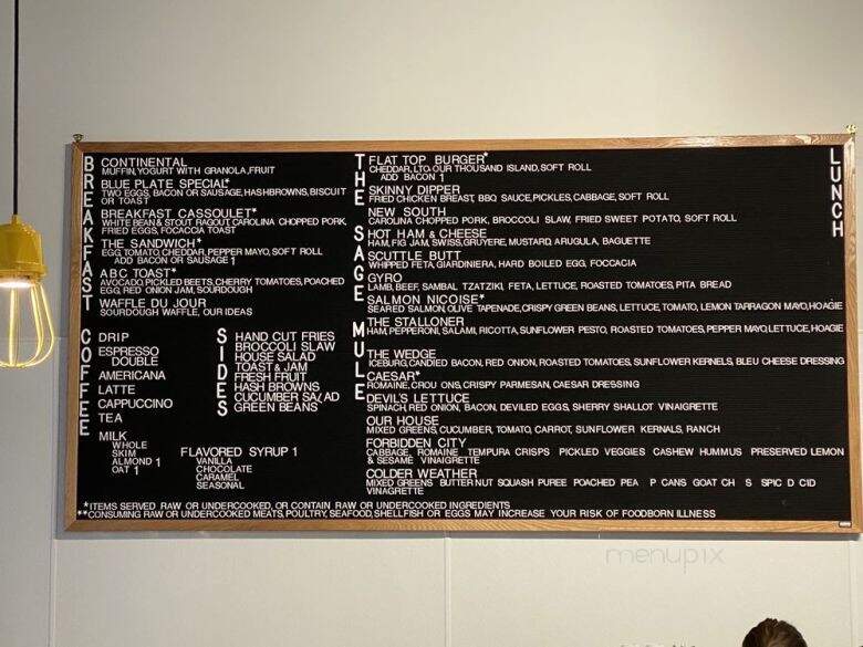 The Sage Mule - Greensboro, NC menu_pic