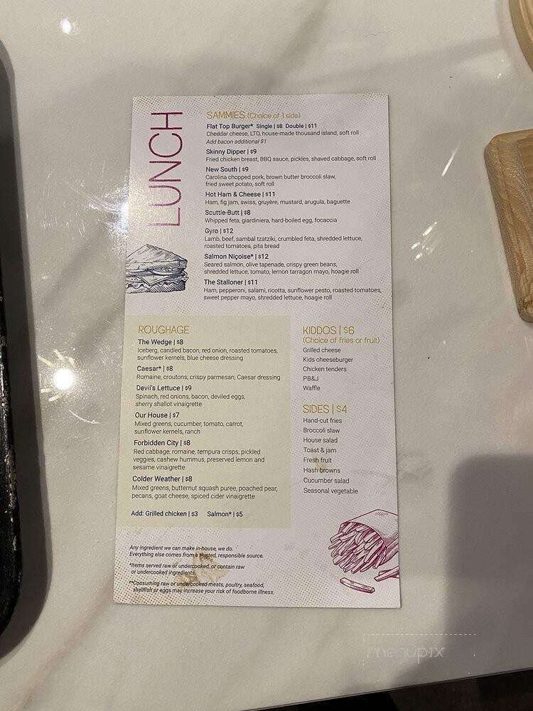 The Sage Mule - Greensboro, NC menu_pic