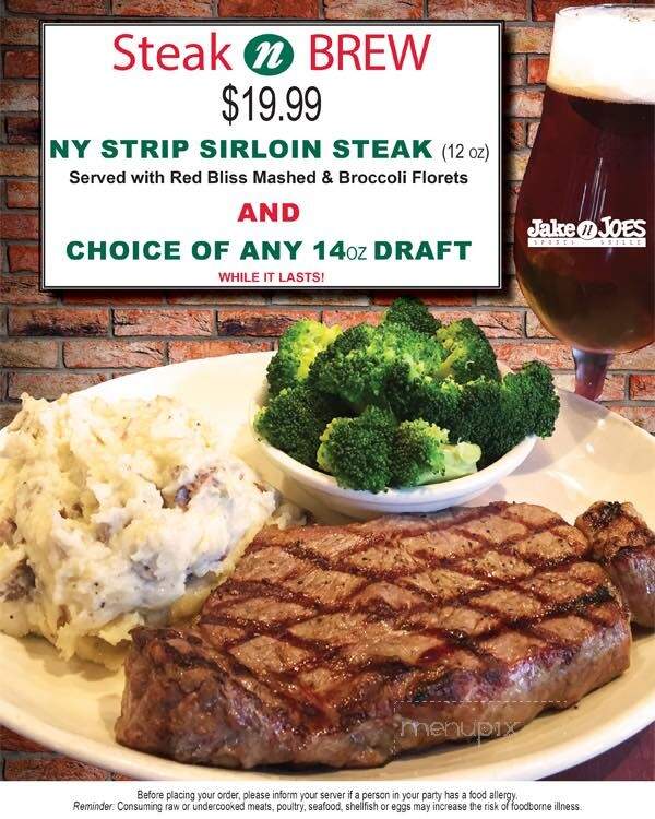 Jake n JOES - Foxboro, MA menu_pic