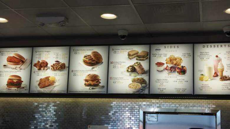 Chick-fil-A - Tacoma, WA menu_pic