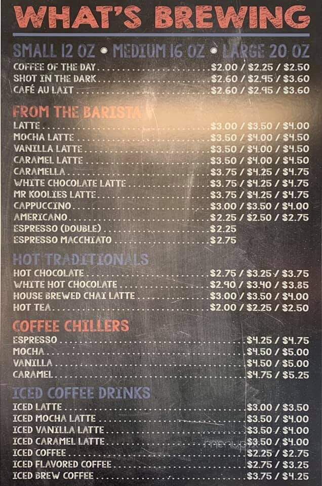 Koolie's Frozen Treats - Greensboro, NC menu_pic