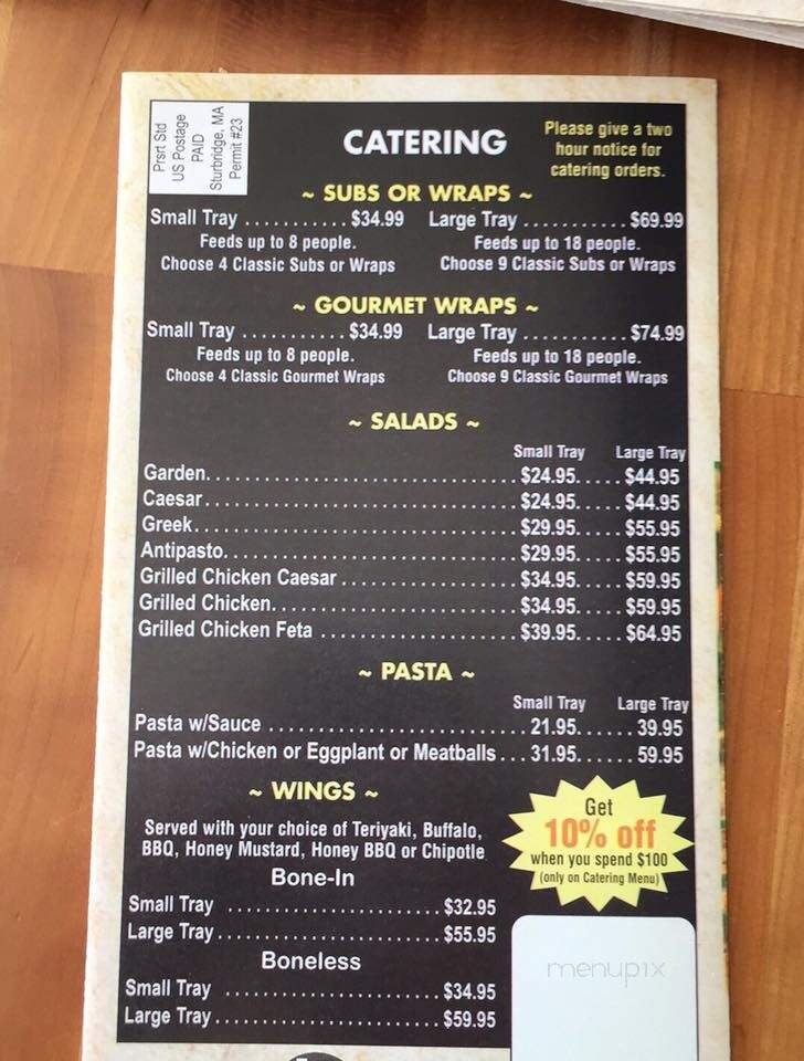 L Street Pizza - Hull, MA menu_pic