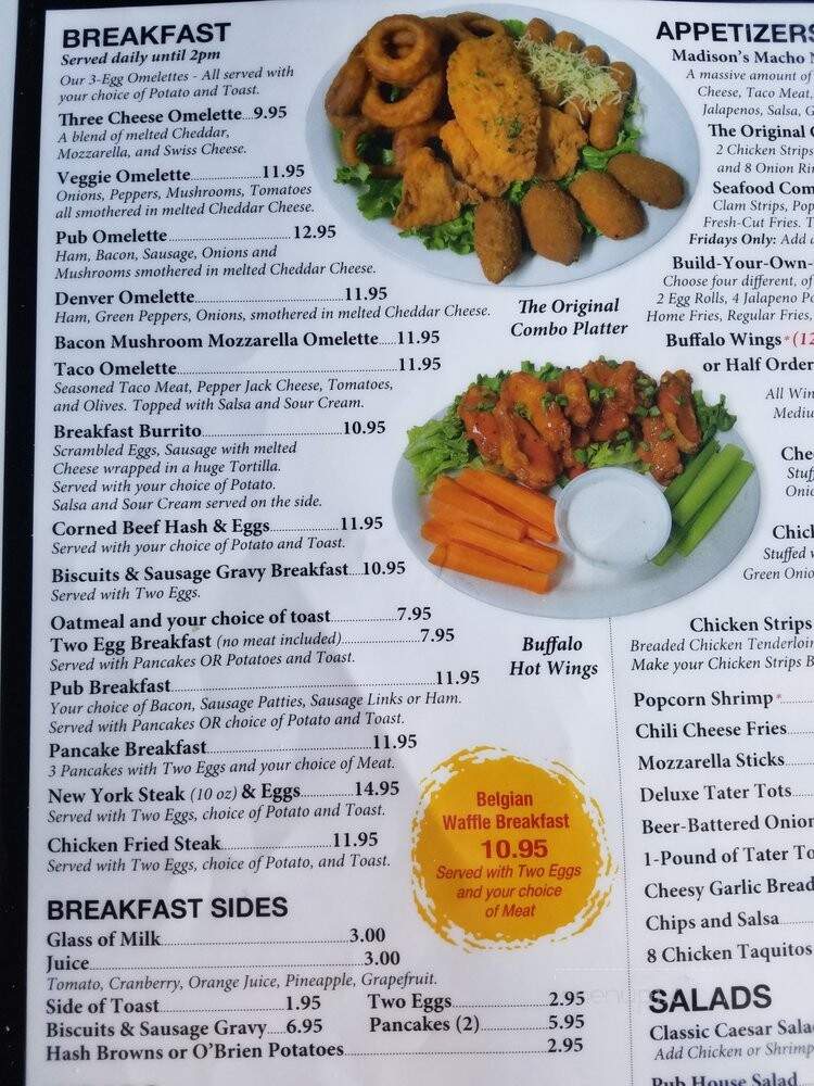 Madison Pub - Everett, WA menu_pic