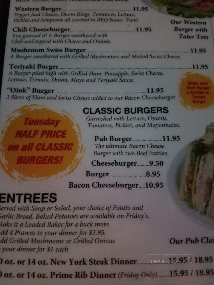 Madison Pub - Everett, WA menu_pic