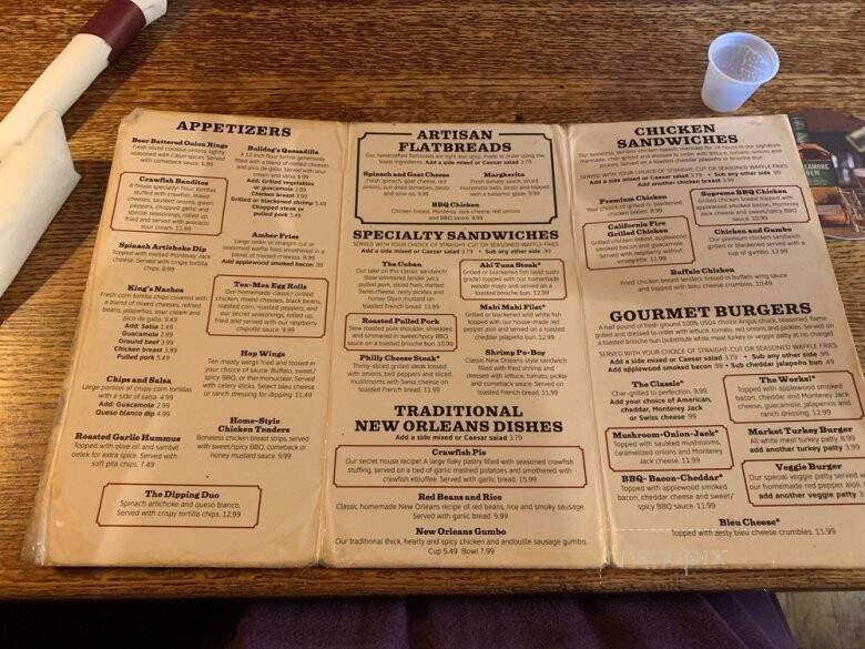 The Bulldog - Jackson, MS menu_pic