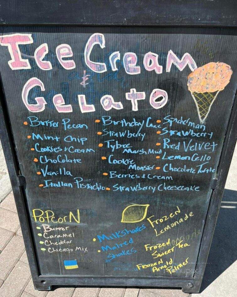 Seaside Sweets - Tybee Island, GA menu_pic