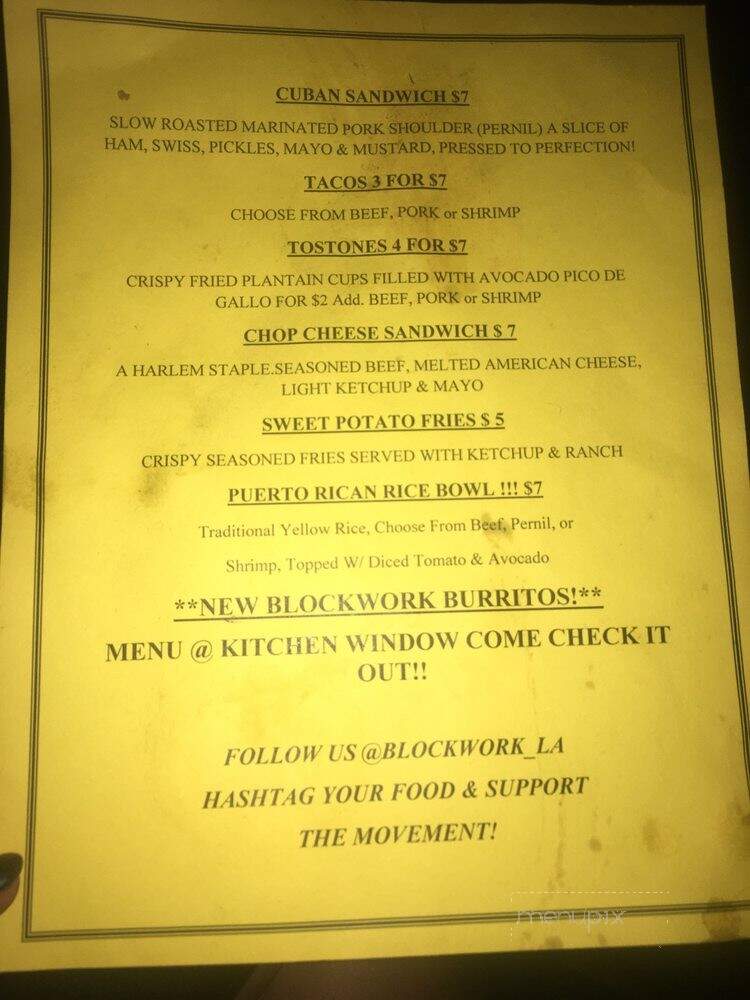 Dime - Los Angeles, CA menu_pic