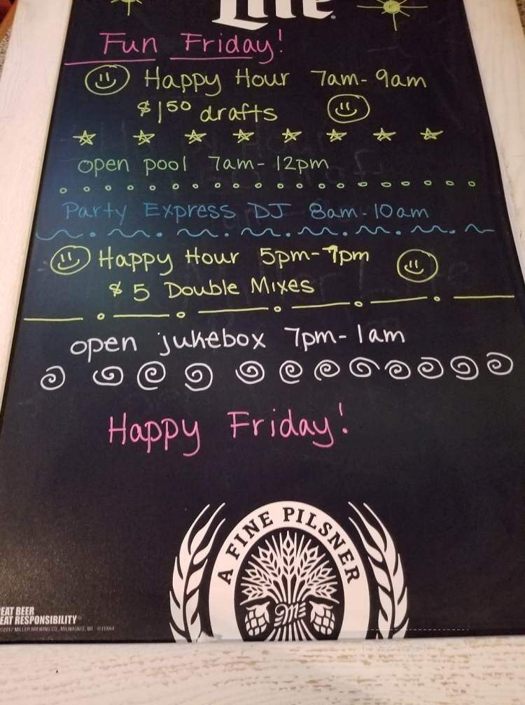 Homer's Bar & Grill - Fleetwood, PA menu_pic