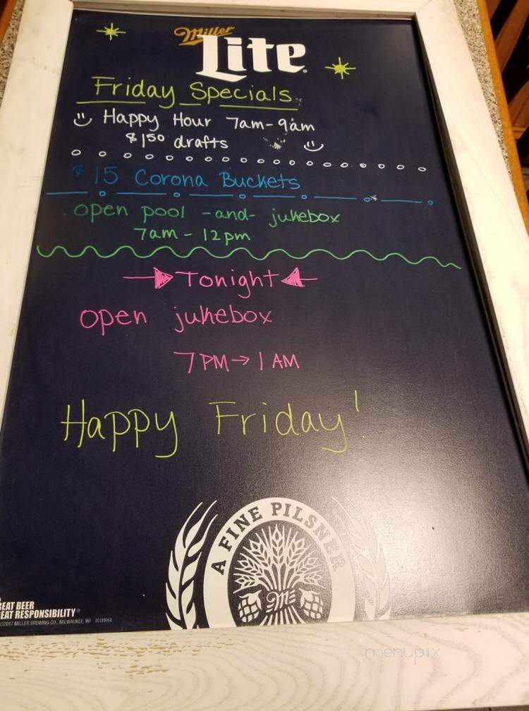 Homer's Bar & Grill - Fleetwood, PA menu_pic