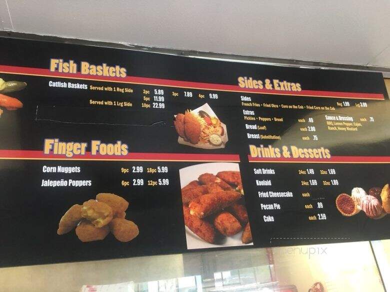 Hall's Chicken Shack - Dallas, TX menu_pic