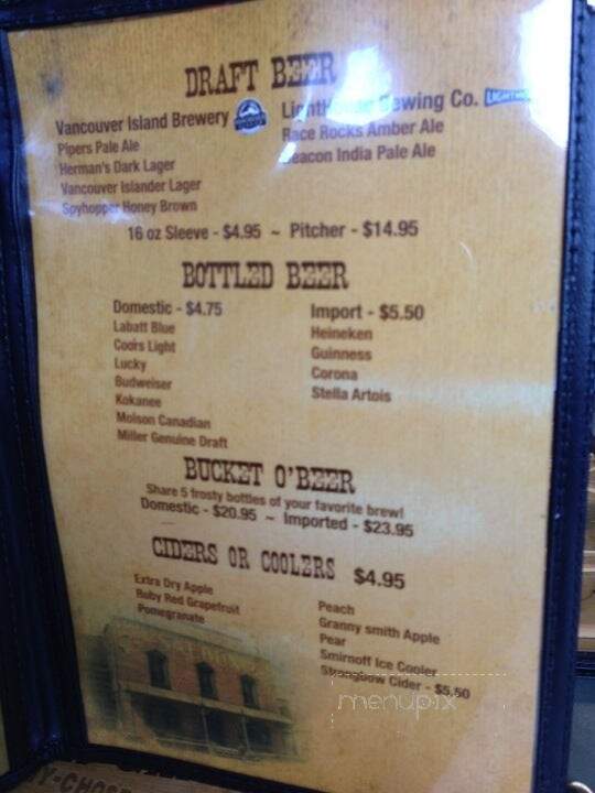 My-Chosen Cafe - Victoria, BC menu_pic
