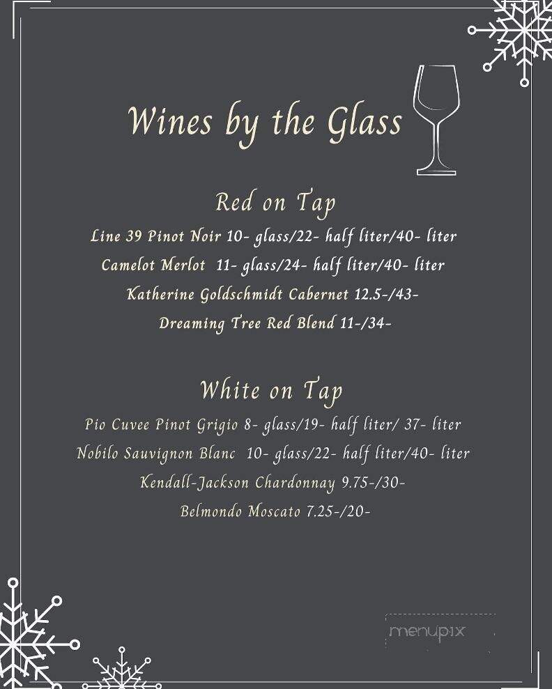 Back Porch Restaurant - Belle Vernon, PA menu_pic