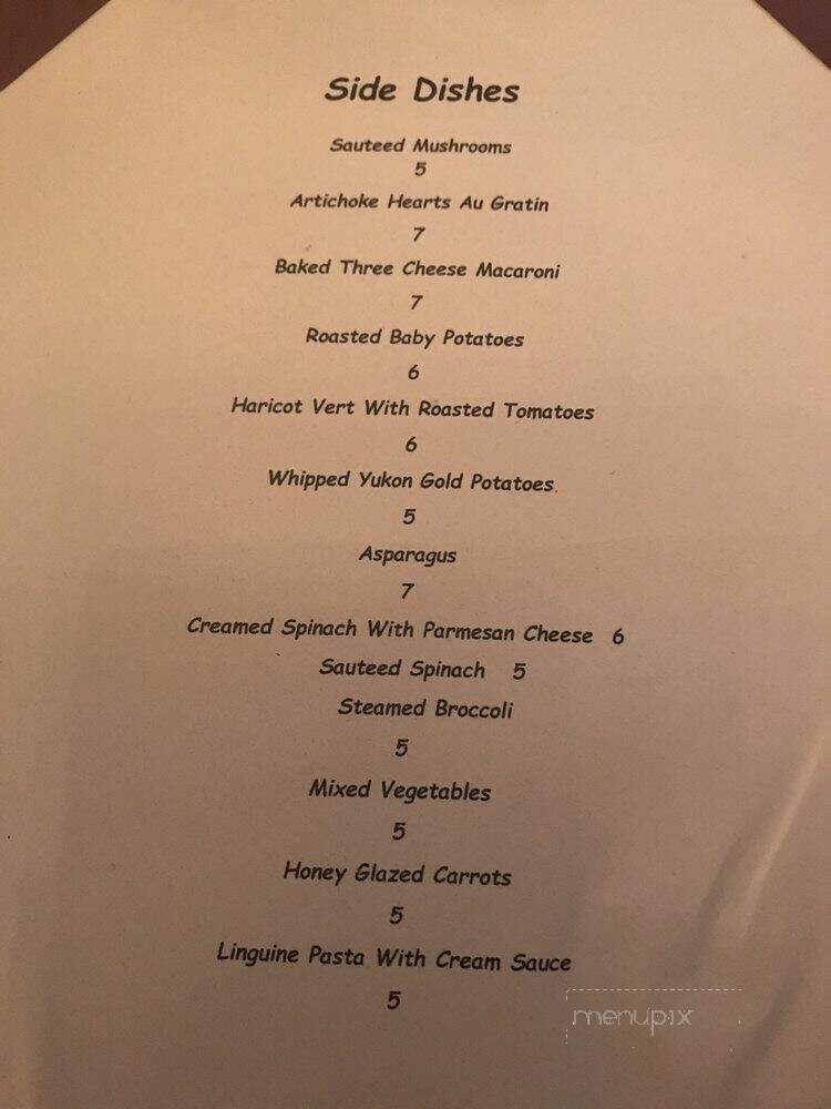 Laury's Restaurant - Charleston, WV menu_pic