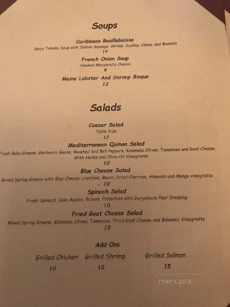 Laury's Restaurant - Charleston, WV menu_pic