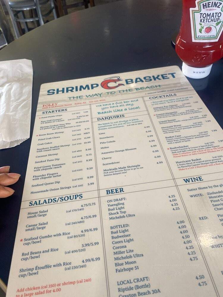 Shrimp Basket - Foley, AL menu_pic
