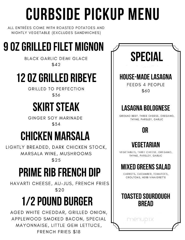 Silva's Sheldon Inn - Elk Grove, CA menu_pic