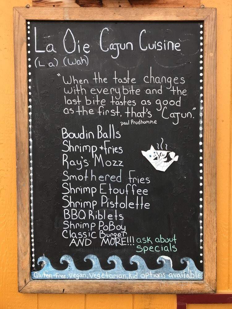 La Oie Cajun Cuisine - Vancouver, WA menu_pic