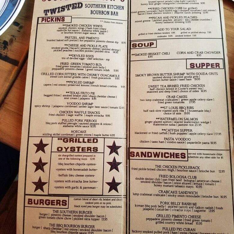 Cooter Brown's - Rehoboth Beach, DE menu_pic