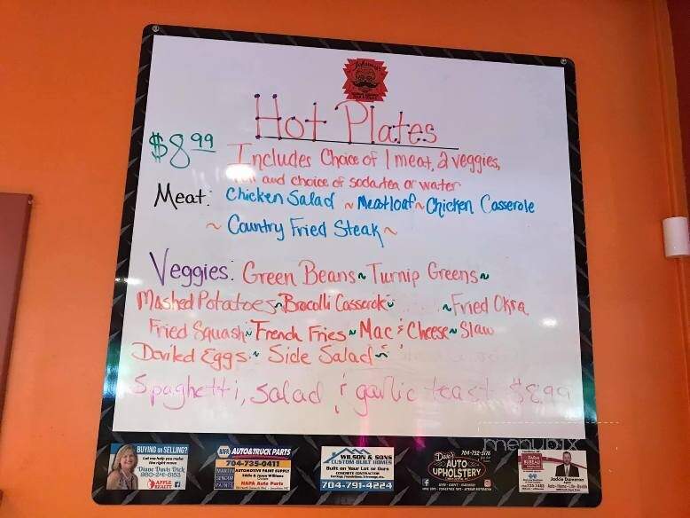Johnny's Mexican American Bar and Grill - Lincolnton, NC menu_pic