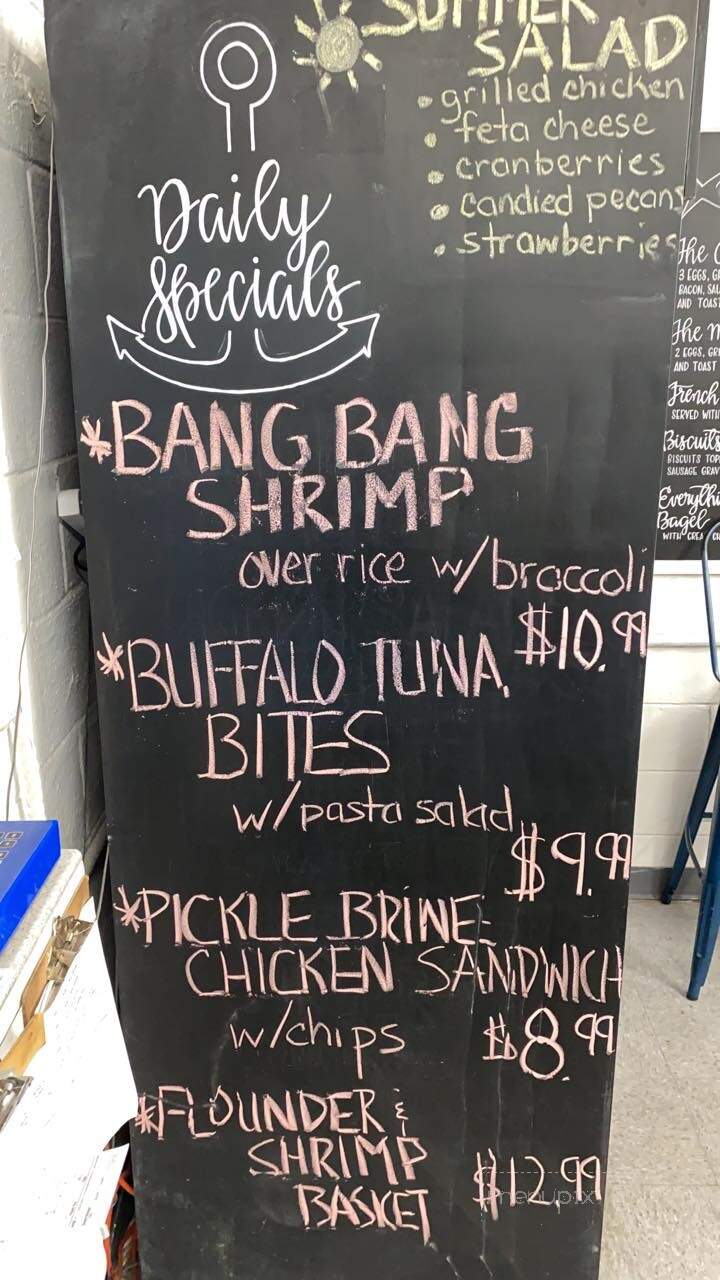 Wanchese Marina & Landing Grill - Wanchese, NC menu_pic