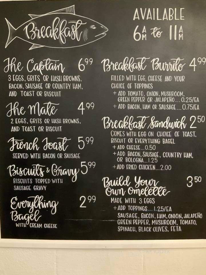 Wanchese Marina & Landing Grill - Wanchese, NC menu_pic