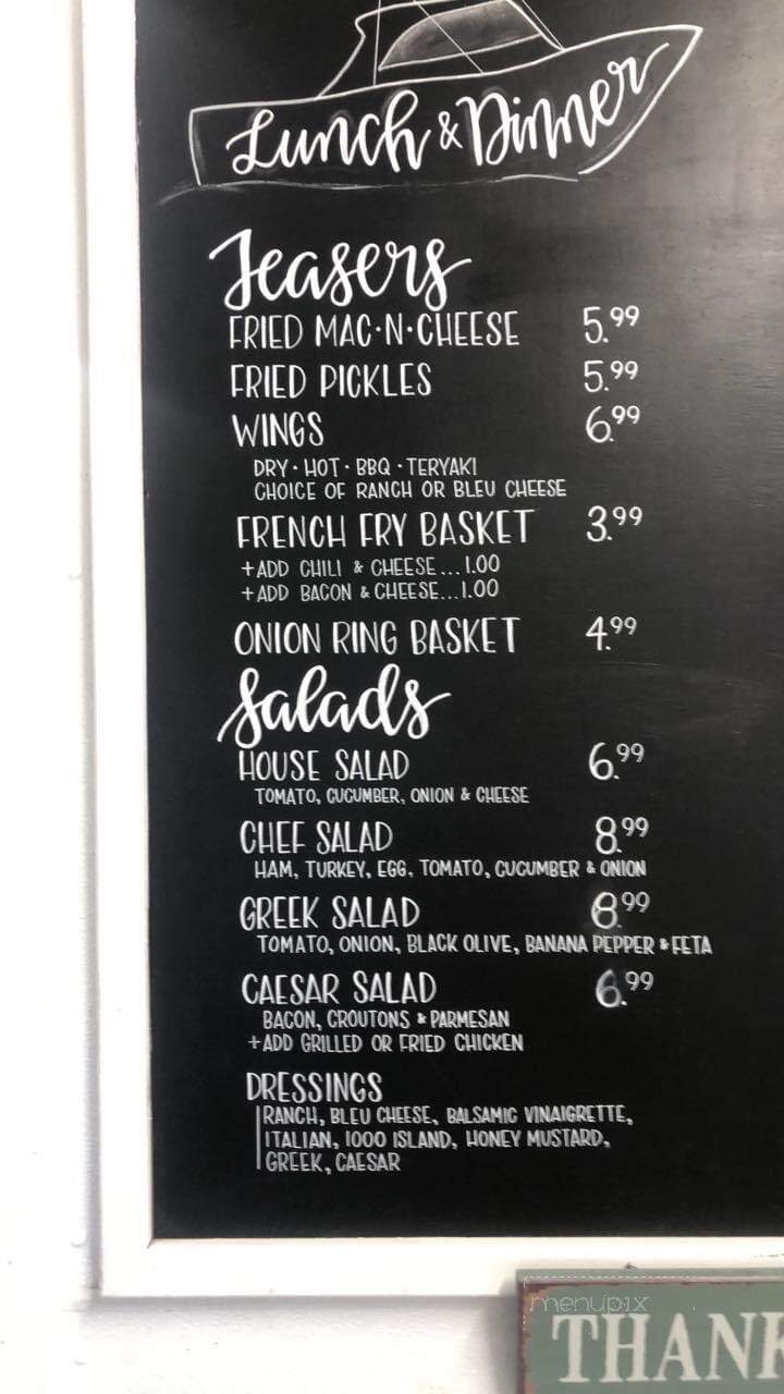 Wanchese Marina & Landing Grill - Wanchese, NC menu_pic