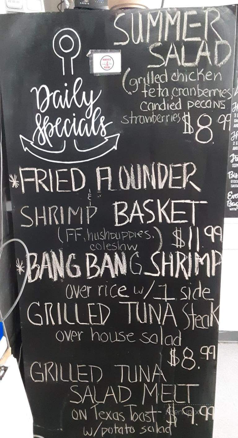 Wanchese Marina & Landing Grill - Wanchese, NC menu_pic