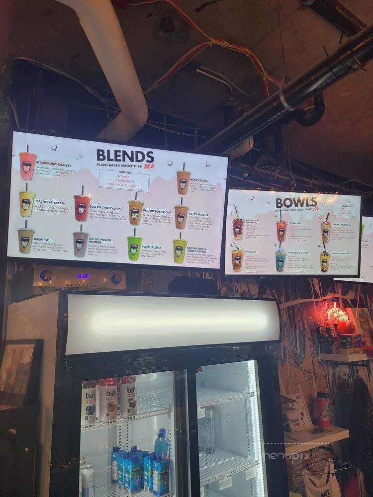 Blended Juice & Coffee Bar - Seattle, WA menu_pic