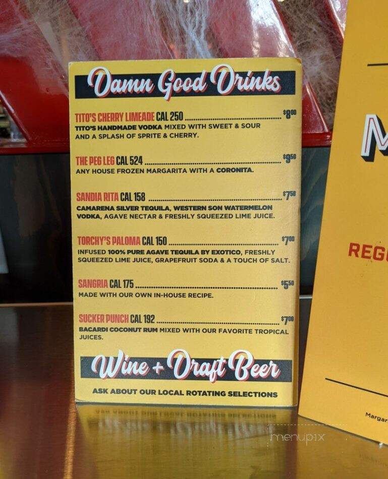 Torchy's Tacos - Shreveport, LA menu_pic