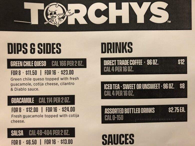 Torchy's Tacos - Shreveport, LA menu_pic