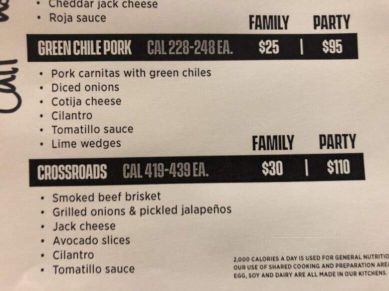 Torchy's Tacos - Shreveport, LA menu_pic
