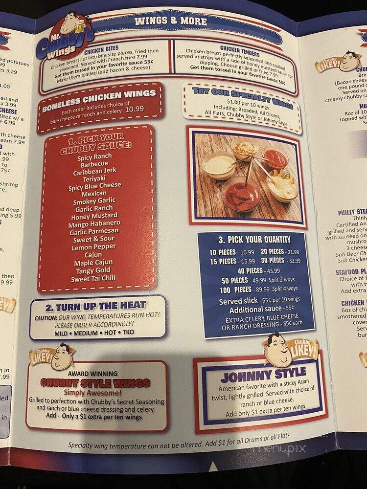 Mr Chubby's Wings - Ponte Vedra Beach, FL menu_pic