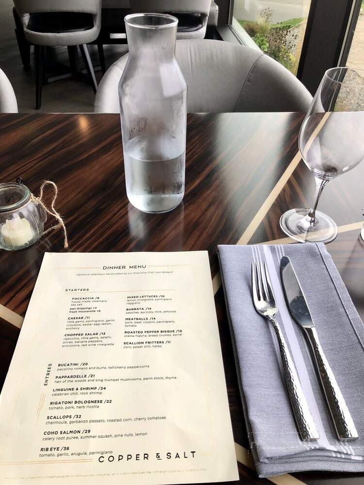 Copper and Salt Northwest Kitchen - Ruston, WA menu_pic