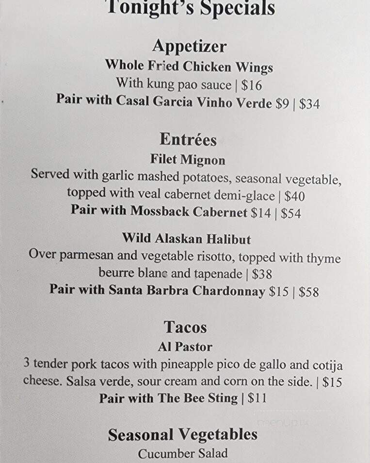 The General Ledger - Blue Ridge, GA menu_pic