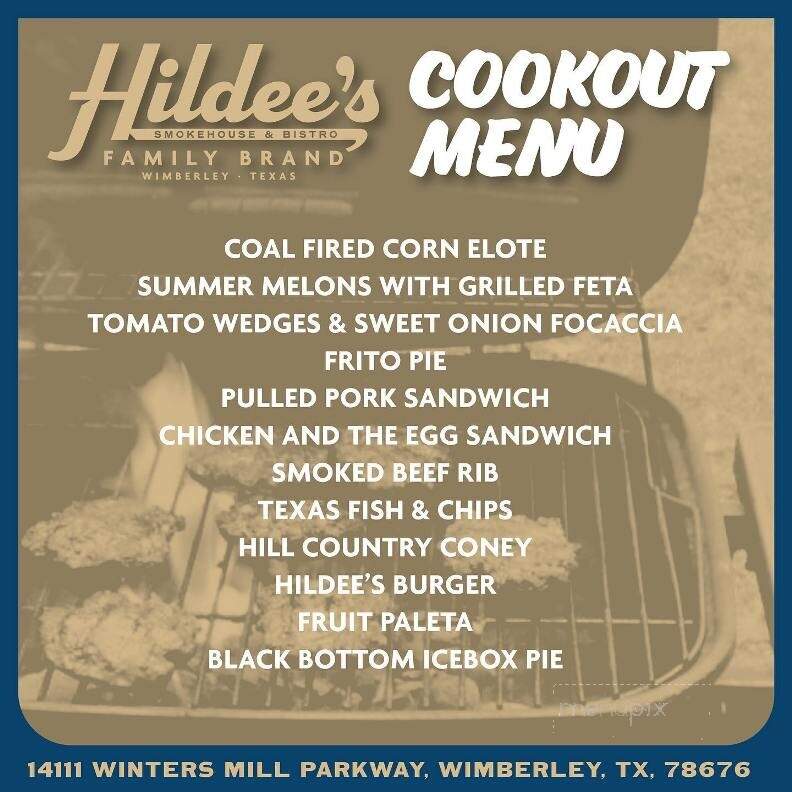 Hildee's Dine-Inn - Wimberley, TX