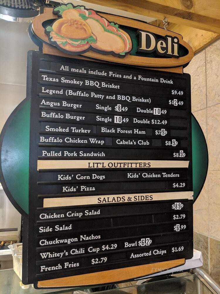 Cabela's Restaurant - Lehi, UT menu_pic