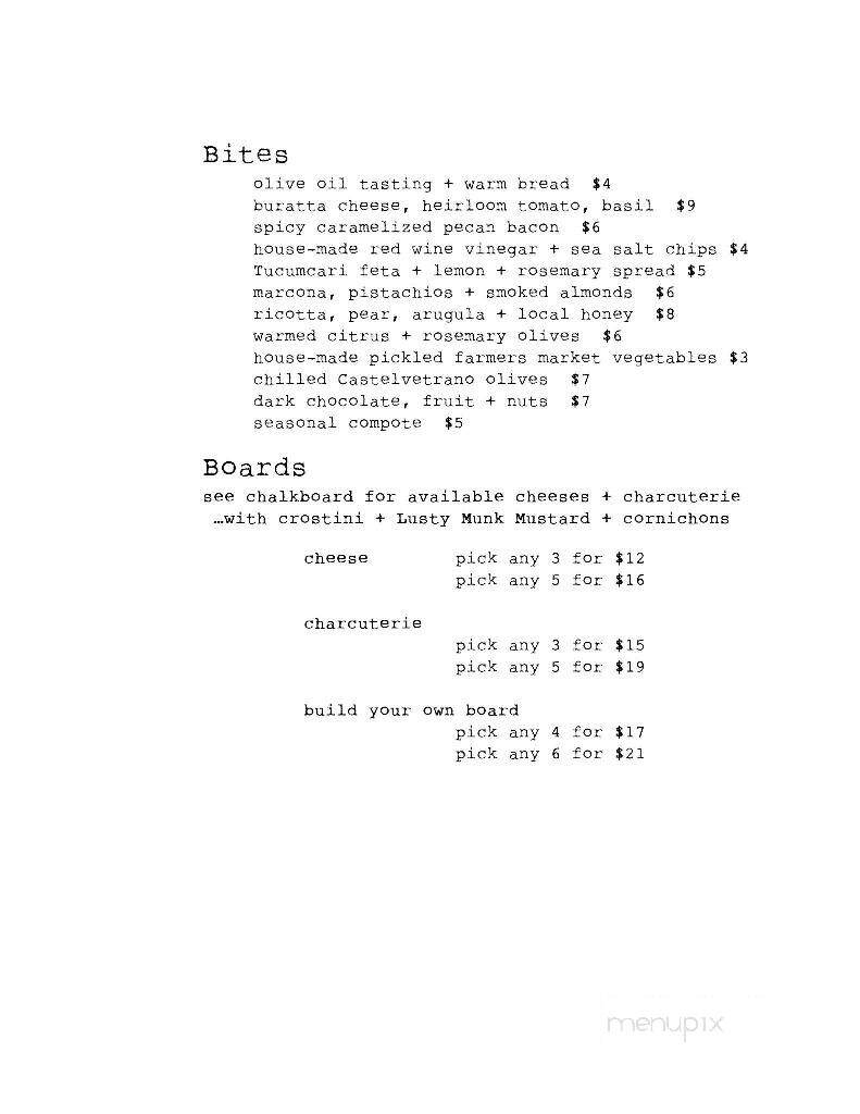 ParCht - Taos, NM menu_pic