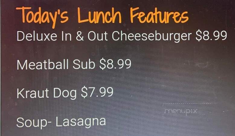 Joey's Kendal Tavern - Massillon, OH menu_pic