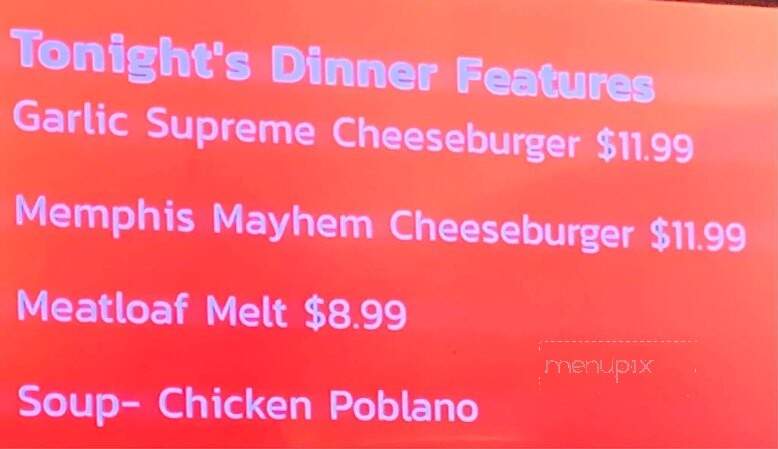 Joey's Kendal Tavern - Massillon, OH menu_pic