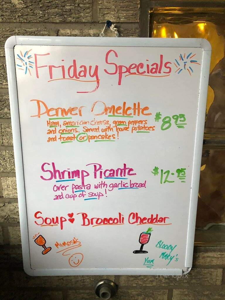 Cafe 339 - Hobart, IN menu_pic