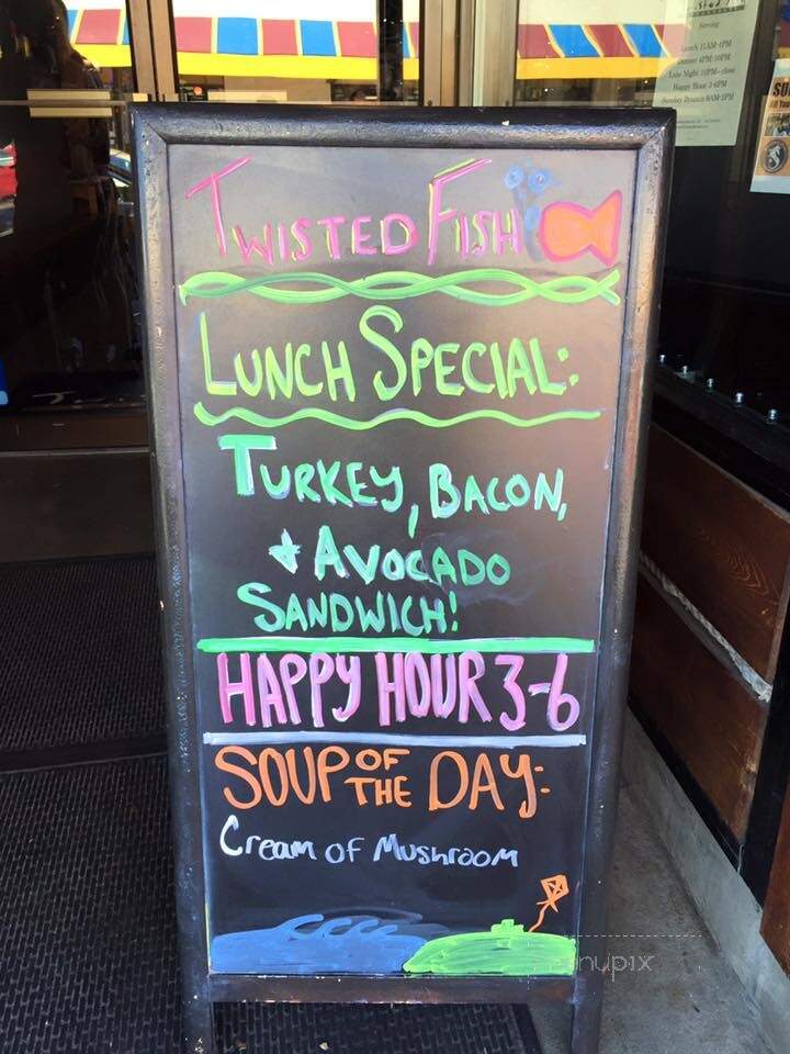 Twisted Fish Steakhouse - Seaside, OR menu_pic