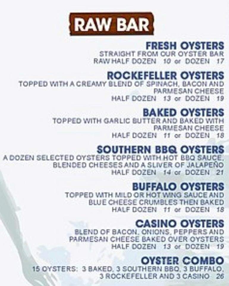 Riptides Raw Bar Grill - Ormond Beach, FL menu_pic
